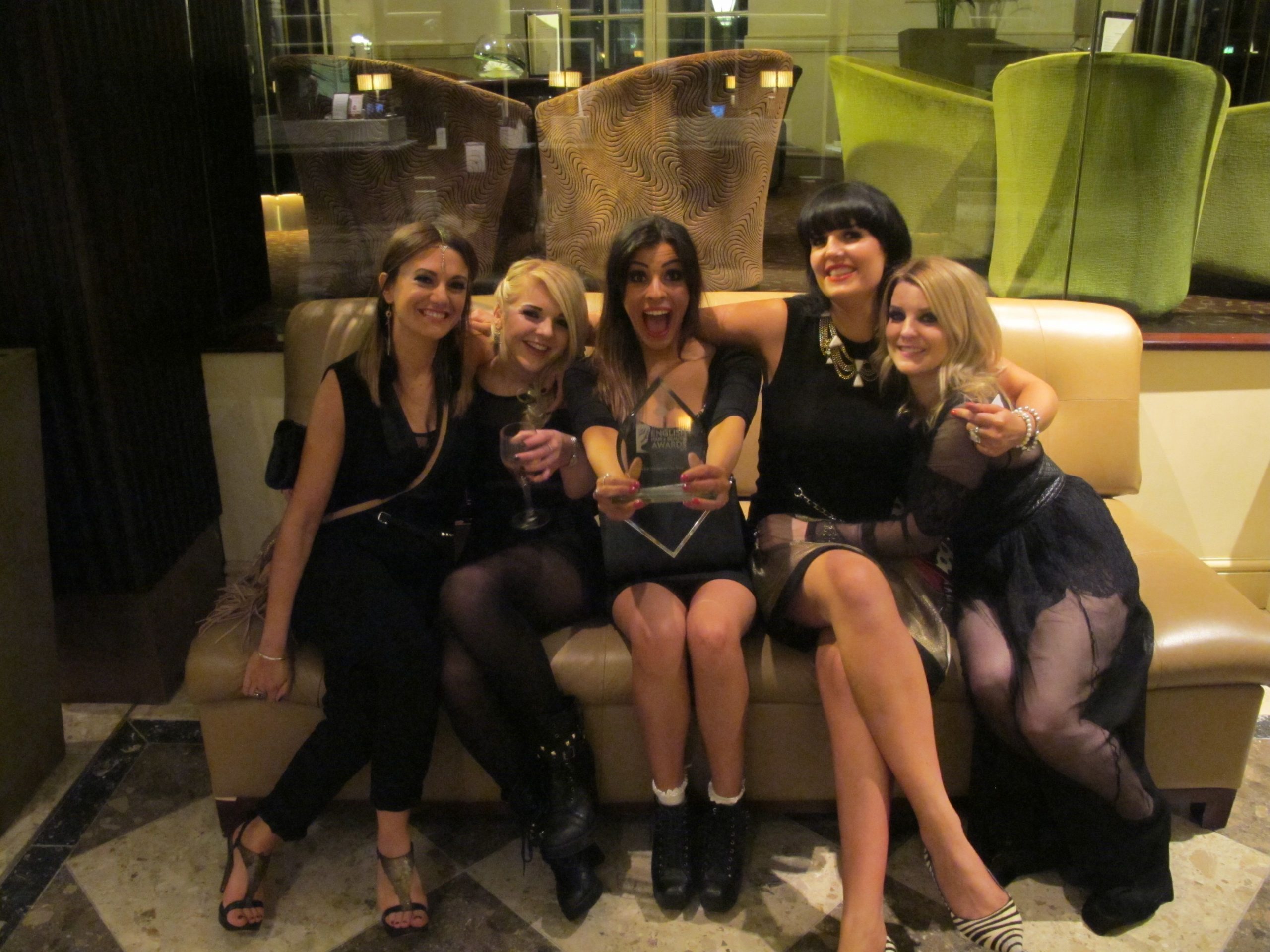 The Wonderlab girls at English Hair & Beauty Awards